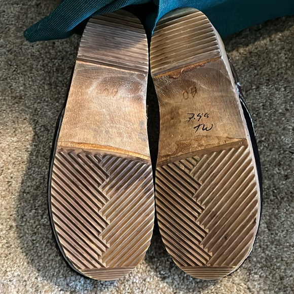 Penelope Chilvers Black Pony Hair Clogs-Size 40 - Picture 3 of 3